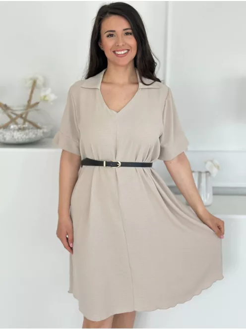 Lenge fazonú ruha övvel