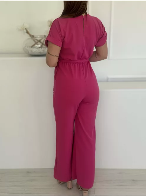 Lenge fazonú, megkötős overál