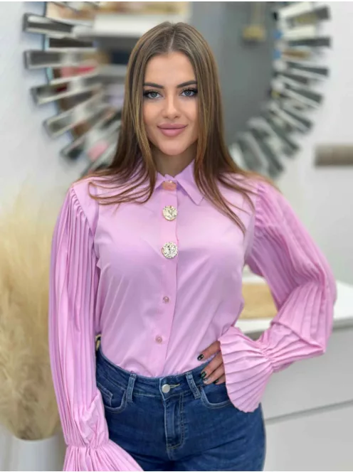 Elegáns, selyem hatású blúz