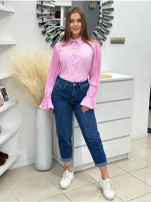 Elegáns, selyem hatású blúz