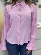 Elegáns, selyem hatású blúz