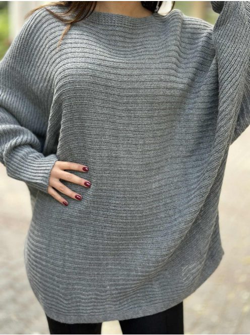 Extra rugalmas, puha anyagú, lenge, denevérujjas, kötött tunika. (M-XL méretre ajánljuk.)