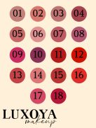 Luxoya matt folyékony rúzs – Tűzvirág