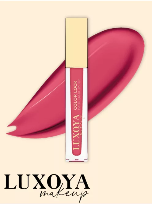 Luxoya matt folyékony rúzs - Ultra intenzív, csókálló rúzs, tartós, pigmentált, rengeteg színben