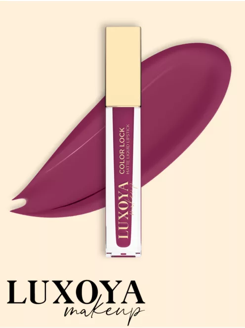 Luxoya matt folyékony rúzs - Ultra intenzív, csókálló rúzs, tartós, pigmentált, rengeteg színben