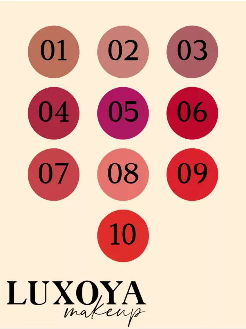 Luxoya matt rúzs – Karamell