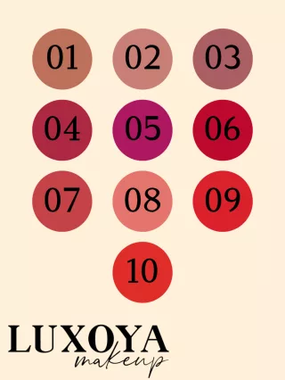 Luxoya matt rúzs – Bordó