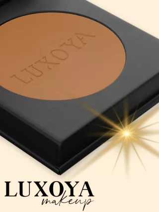 Luxoya bronzosító púder - Csillogó karamell barna