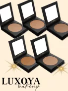 Luxoya bronzosító púder - Csillogó karamell barna