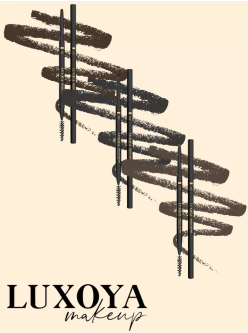 Luxoya szemöldök ceruza - Sötétbarna