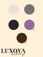 Luxoya szemhéj paletta - Smoke