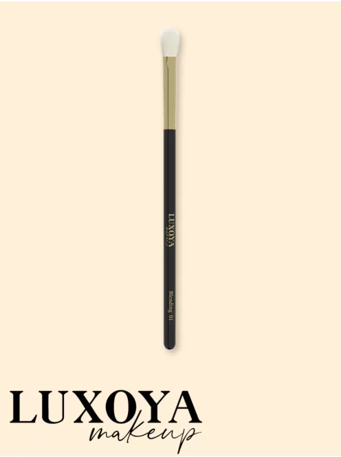 Luxoya sminkecset - Alap satírozó ecset, puha, gömbölyű természetes szőrből