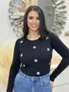 Pihe-puha, vékony kötött felső