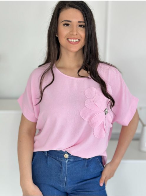 Lenge, virágos felső