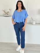 Lenge, virágos felső