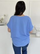 Lenge, virágos felső