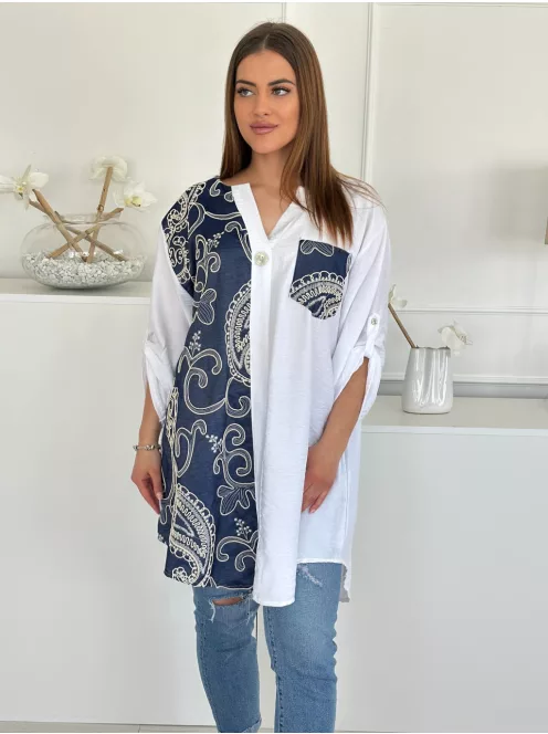 Lenvászon hatású tunika