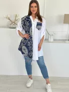 Lenvászon hatású tunika