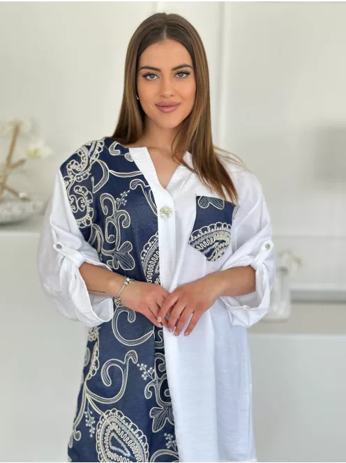 Lenvászon hatású tunika