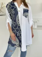 Lenvászon hatású tunika