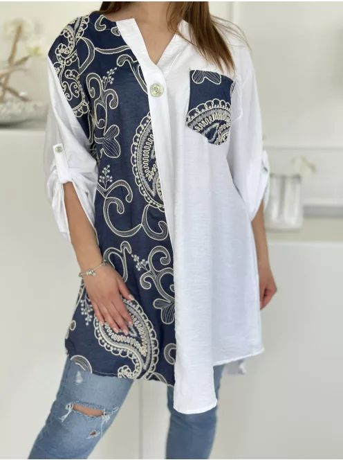 Lenvászon hatású tunika