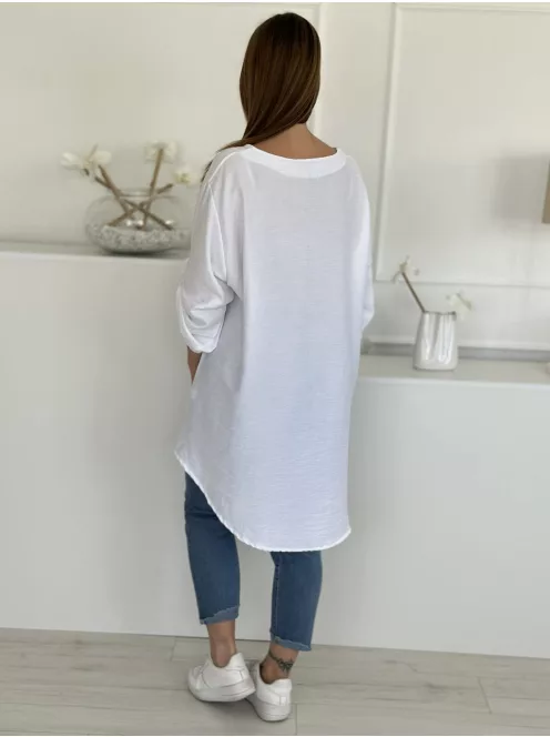 Lenvászon hatású tunika