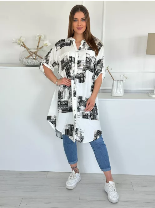 Lenvászon hatású ingruha / tunika