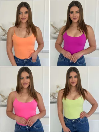 Prémium, basic lycra pántos felső