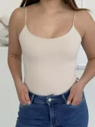 Prémium, basic lycra pántos felső