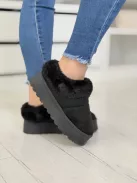 Velúr hatású utcai papucs
